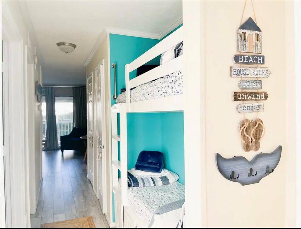 The bunks add sleeping for 2