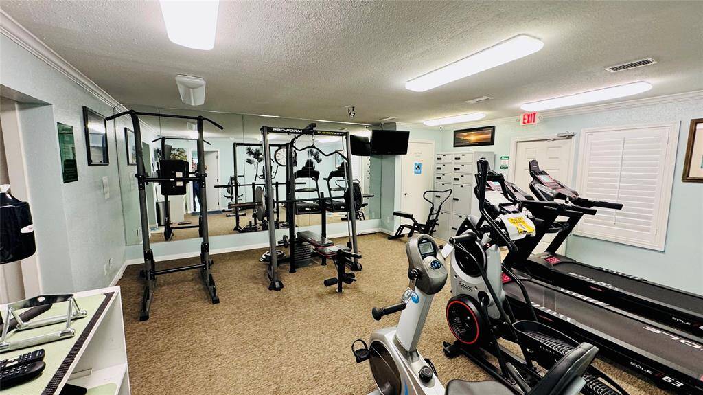 Gym area in Clubhouse