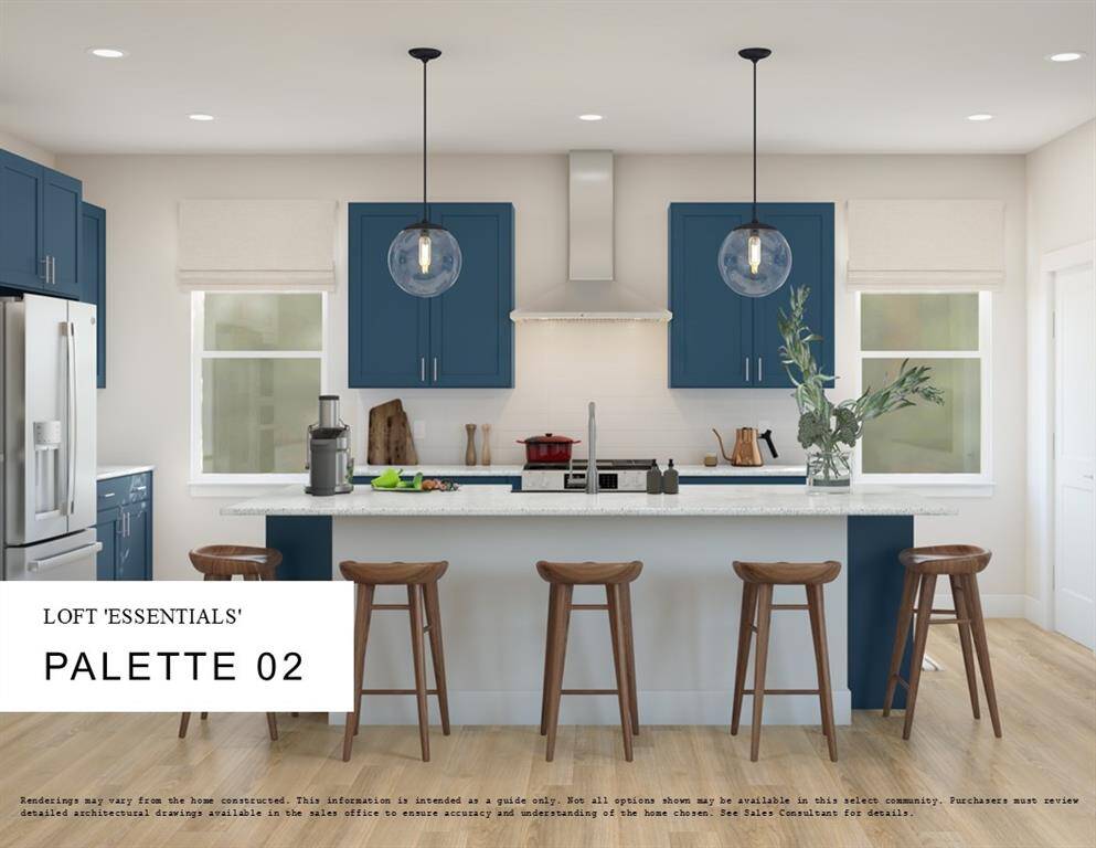 Loft Look Palette 2 Selection Sheet (*Artist rendering used for illustration purposes only.)