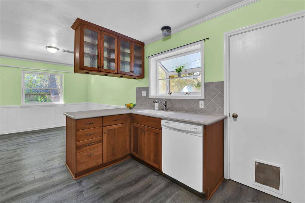 Entry to laundry room.