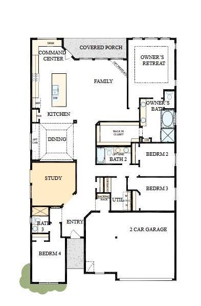 The success of a floor plan is the way you can move through it…You’ll be amazed at how well this home lives…We call it traffic patterns.