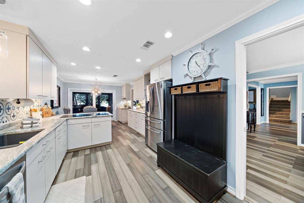 View from Mudroom into kitchen