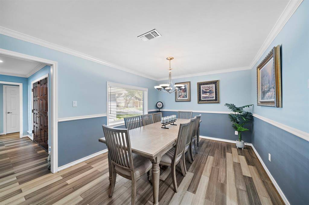 Huge Dining Room is perfect for Holidays and Family Dinners