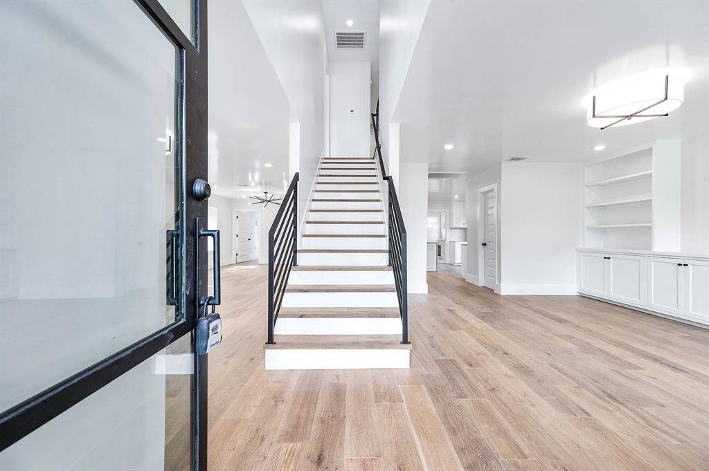 Main entry to the open floor plan