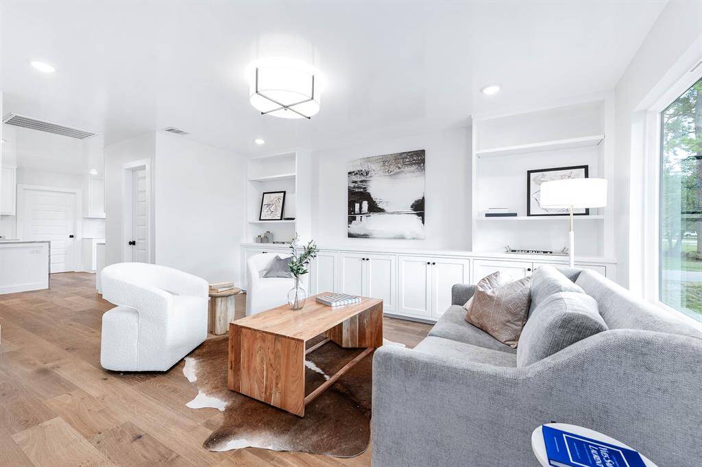 Hardwood floors throughout home