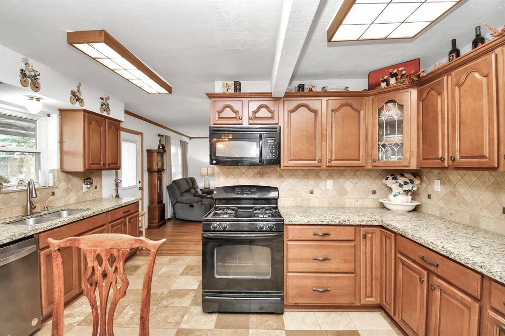 More of the kitchen layout.