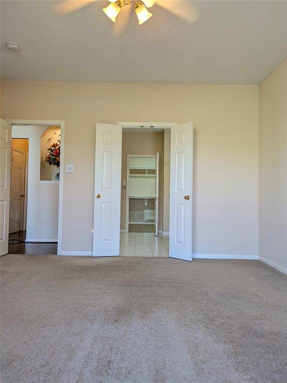 Master bedroom-closet view