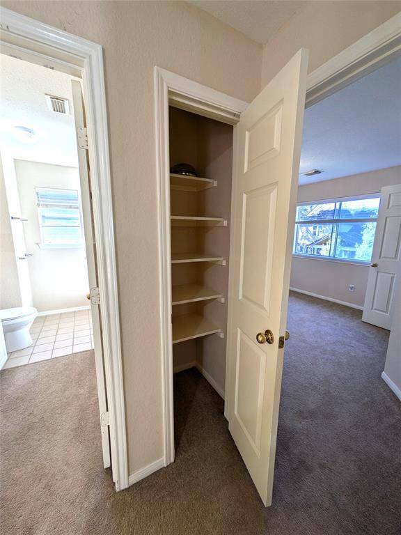 Upstairs hallway closet