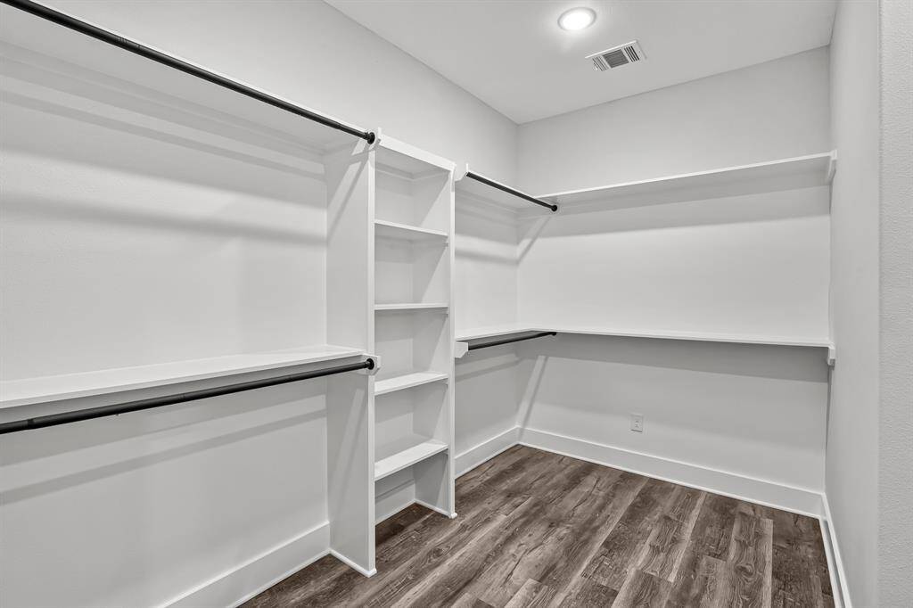 This home has a huge closet to help you organize your shoes and clothes