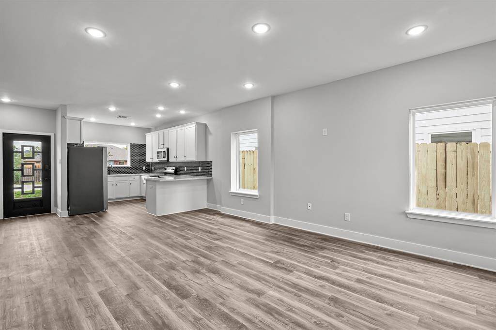 Living Space and bedrooms all have outlets already installed for wall mounted TVs. Also, privacy fence has been installed around the backyard for your comfort.