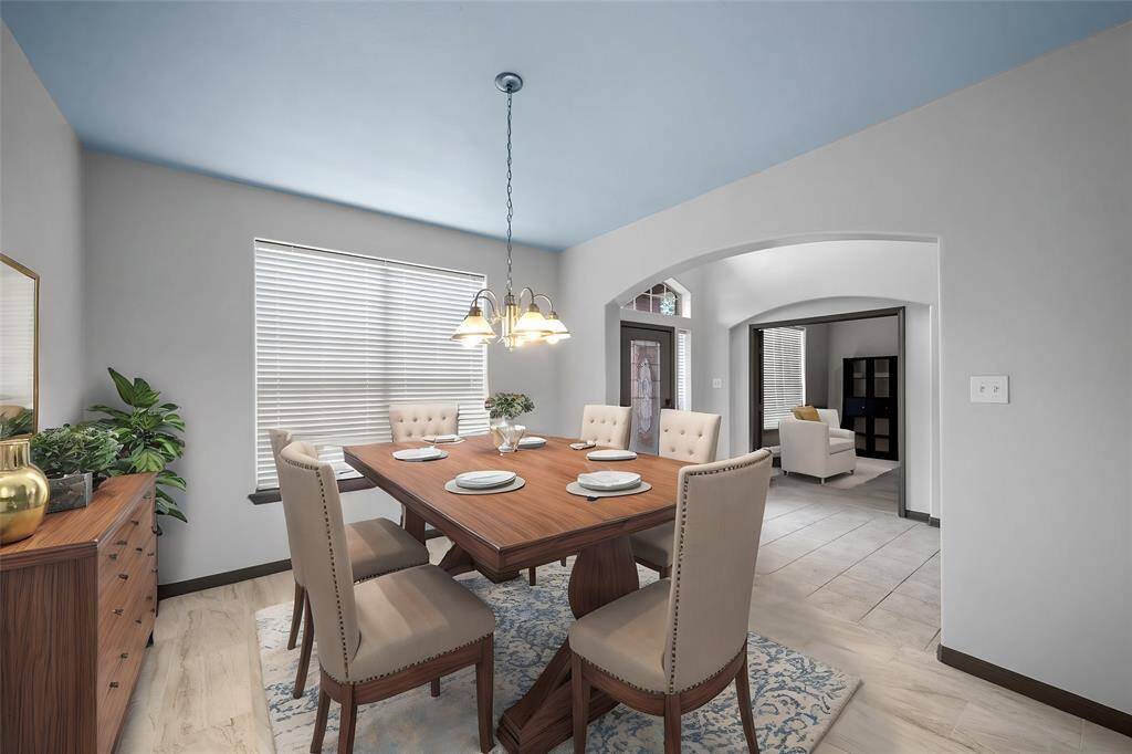 Dining Room - virtually staged