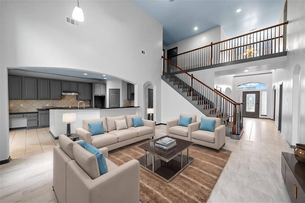 Living Room - view 1 - virtually staged