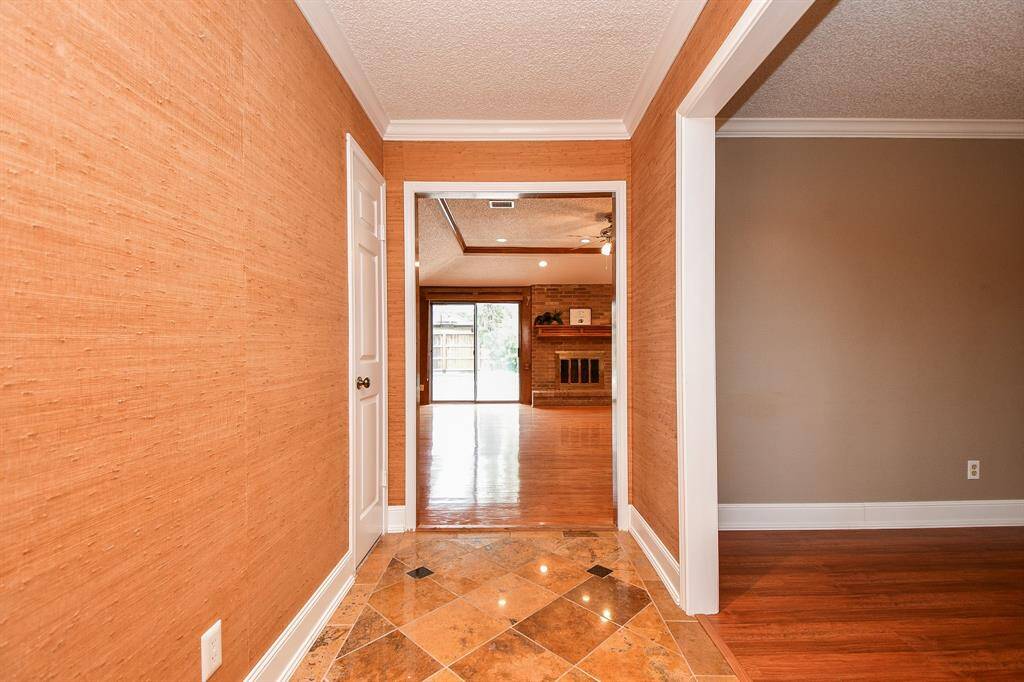 Entry view into the family room