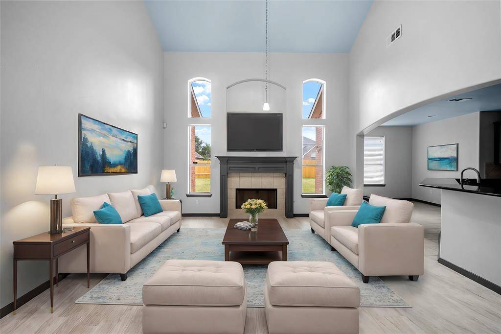 Living Room - view 2 - virtually staged