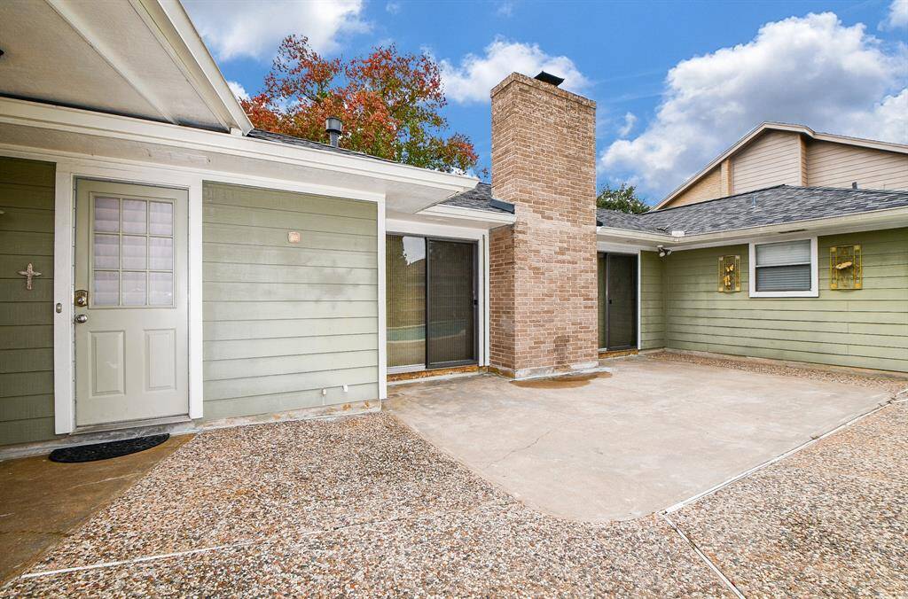 Back patio area offers a great space for your BBQ grills and patio furniture.