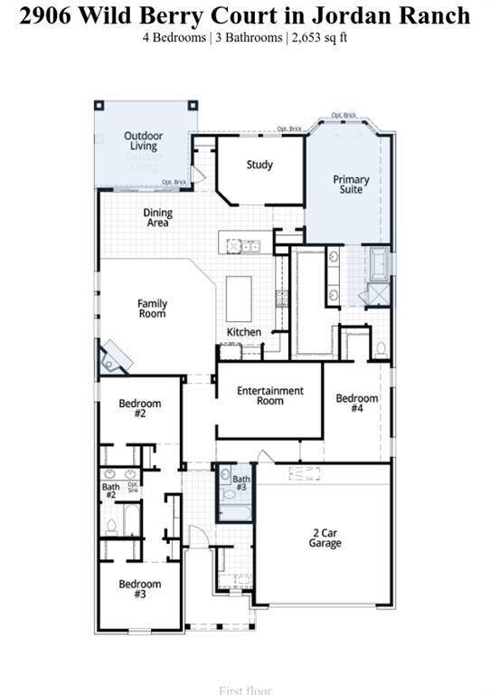 2906 Wild Berry Ct - Floor Plan!