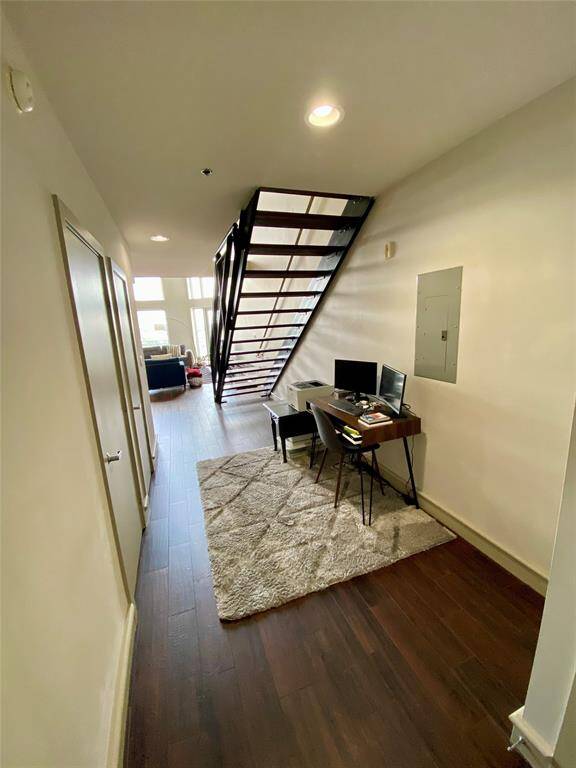 Large Hallway - used as a workspace