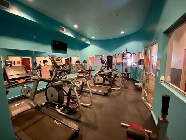 Gym Located on 4th Floor