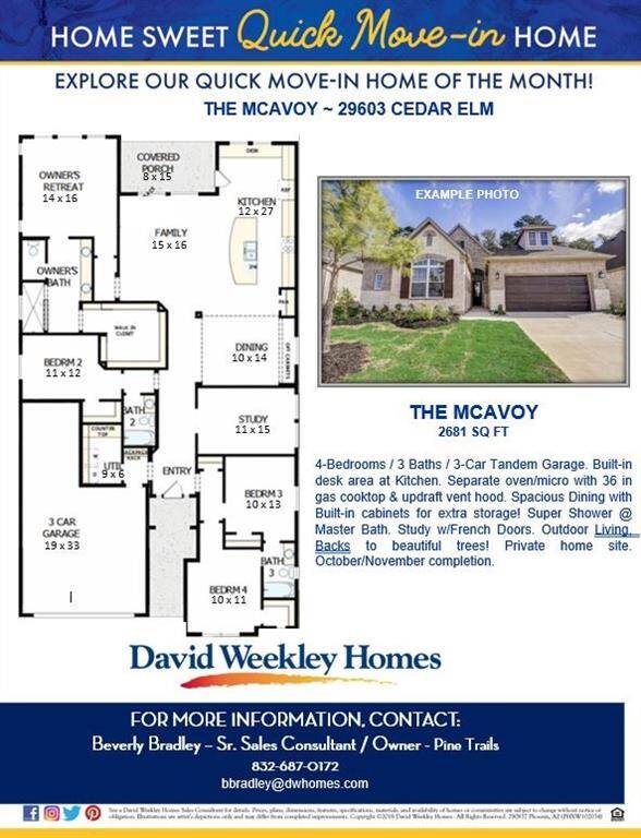 Private rear yard!  This home provides a plan design for all lifestyles!