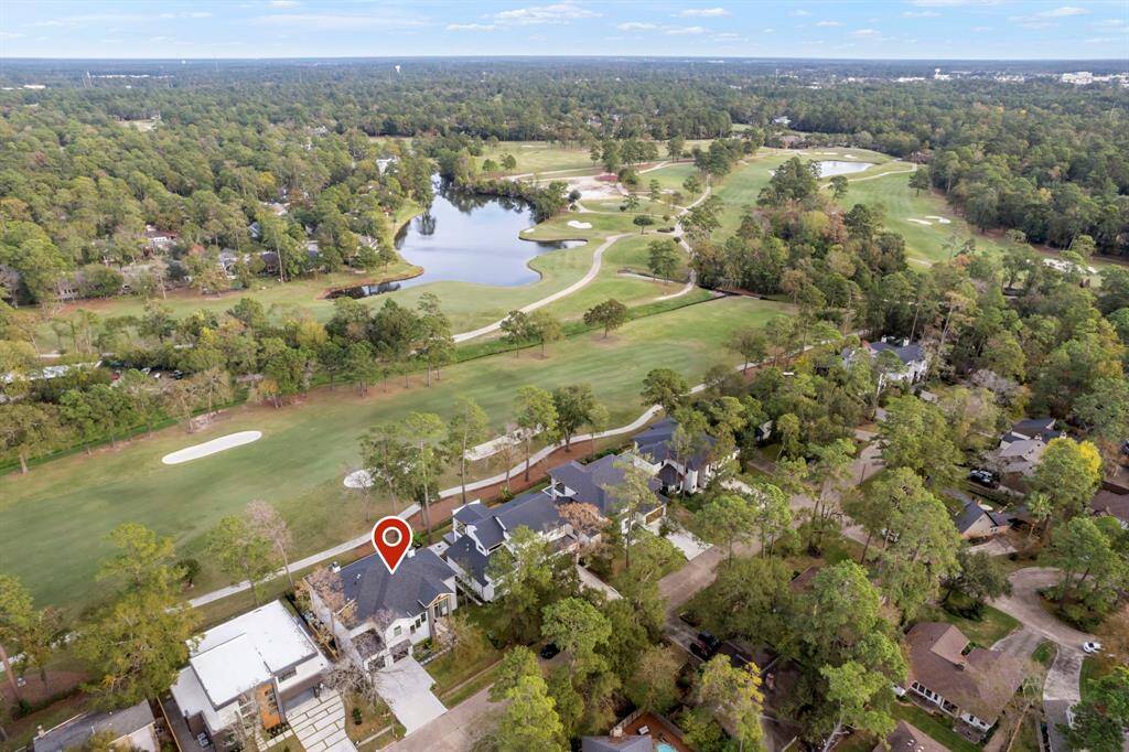 A marker highlights the location of the property, offering a picturesque view of the expansive 11th fairway and the 17th lake and 17th green of the TPC golf course.