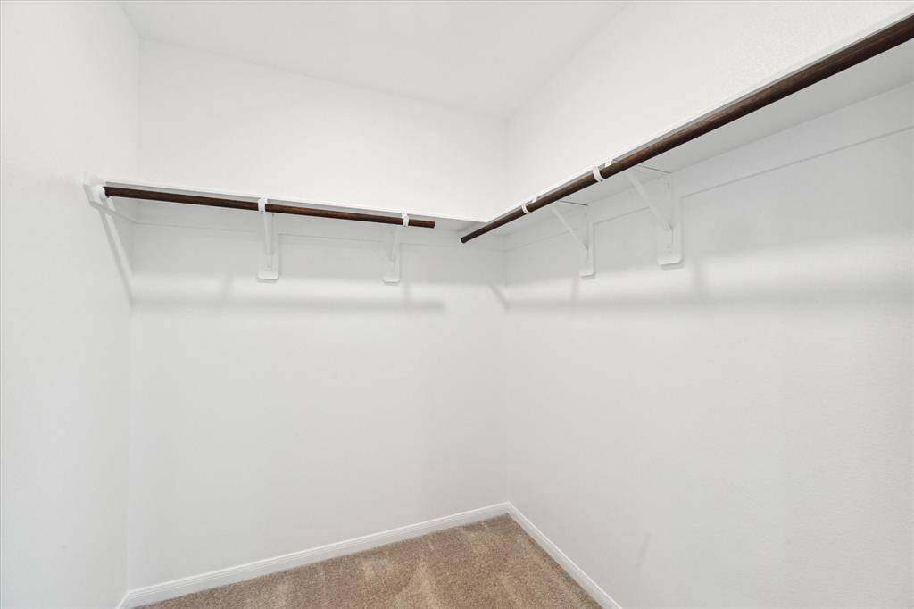 Walk-in Primary Closet.