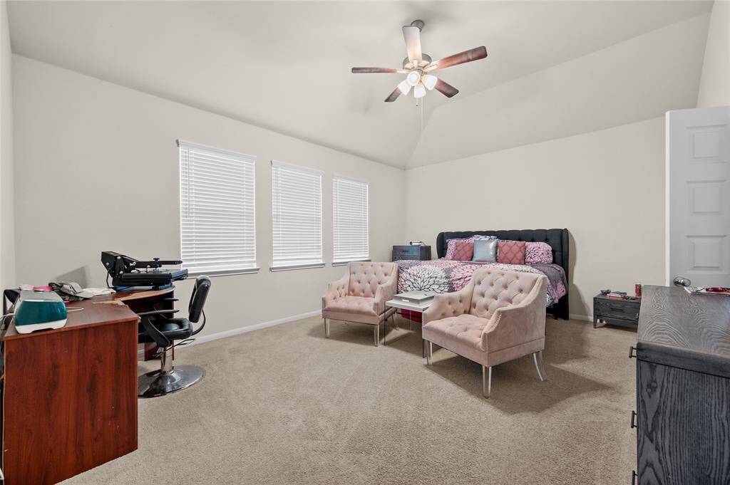 The master bedroom