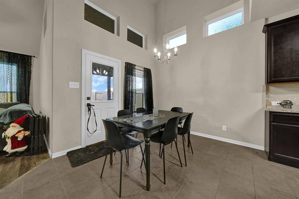 Breakfast nook.
