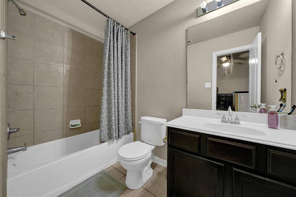 Bathroom in room two.