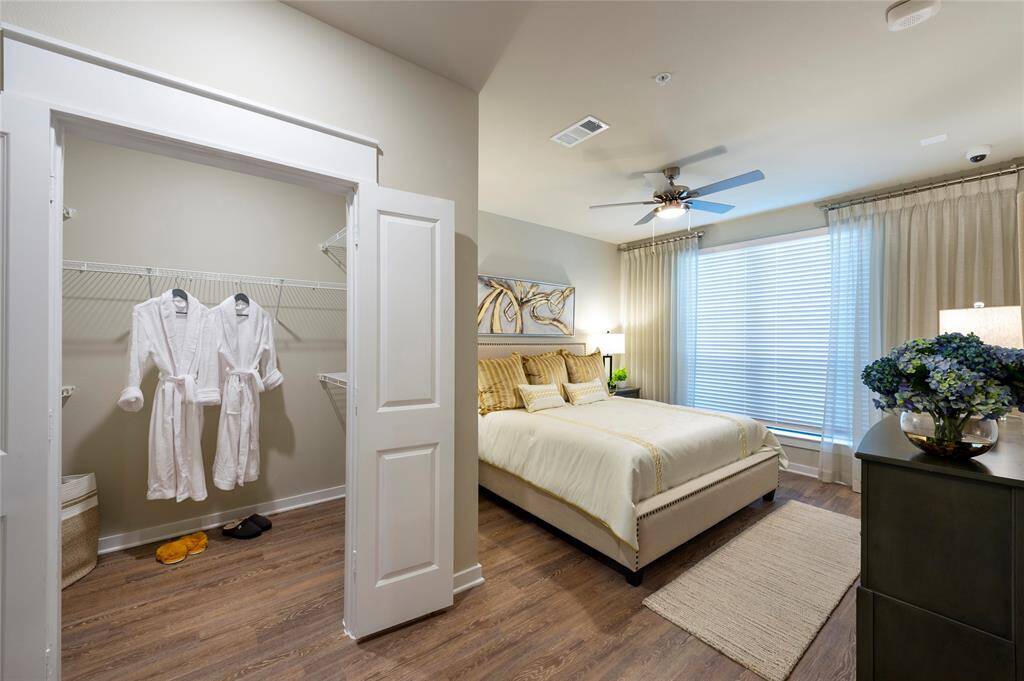Bedroom -this is the furnished model, not actual unit, photo is for reference only