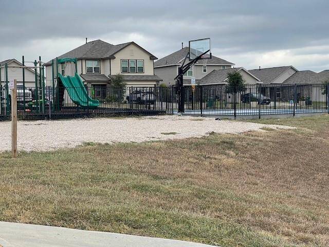 Community playground and basketball court.