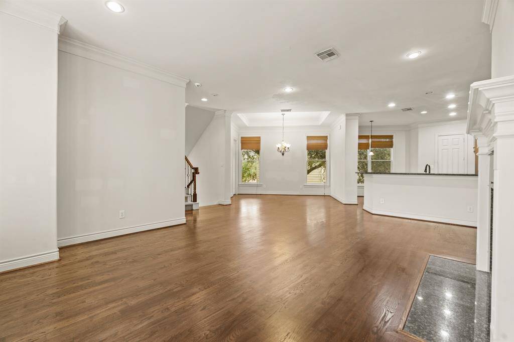 Just think of the media room possibilities with this grand space