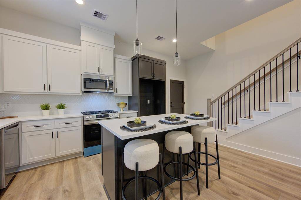 Picture of house during staging