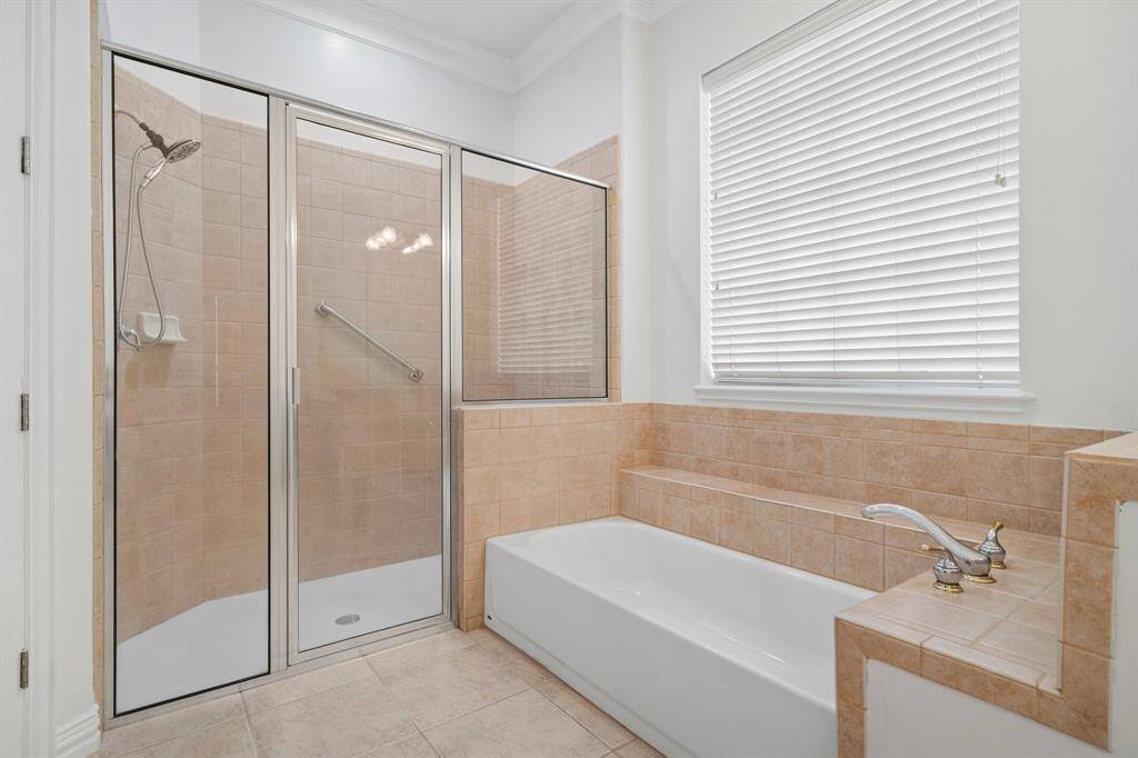 Tub and shower view