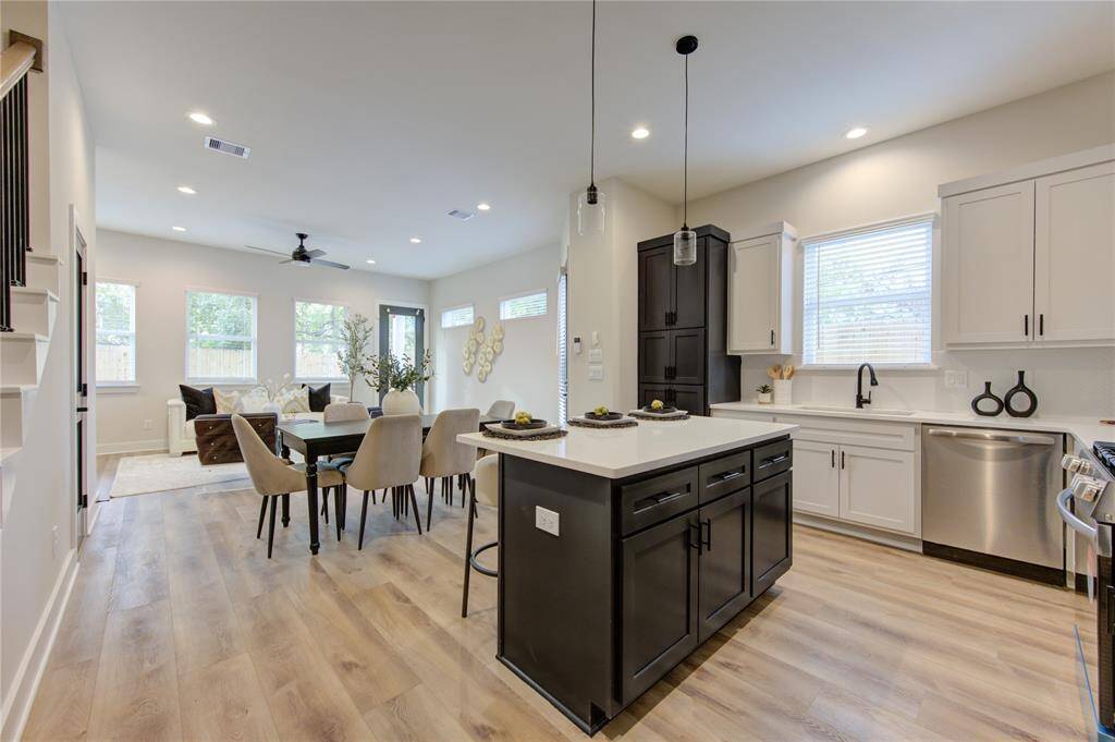 Picture of house during staging