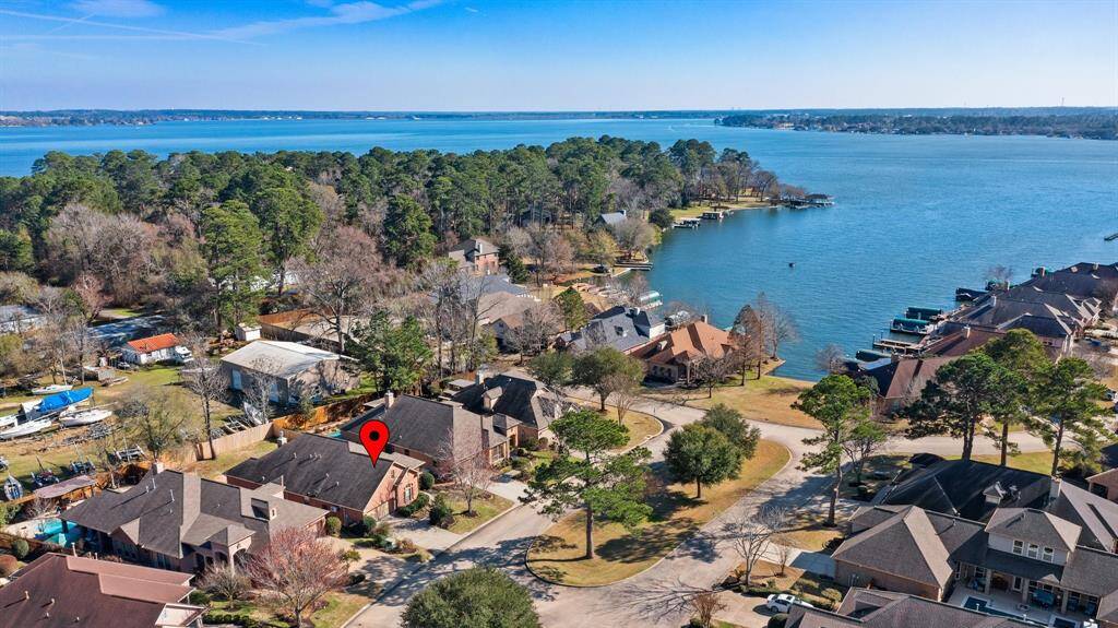 Another view of the property with proximity to  Beautiful Lake Conroe.