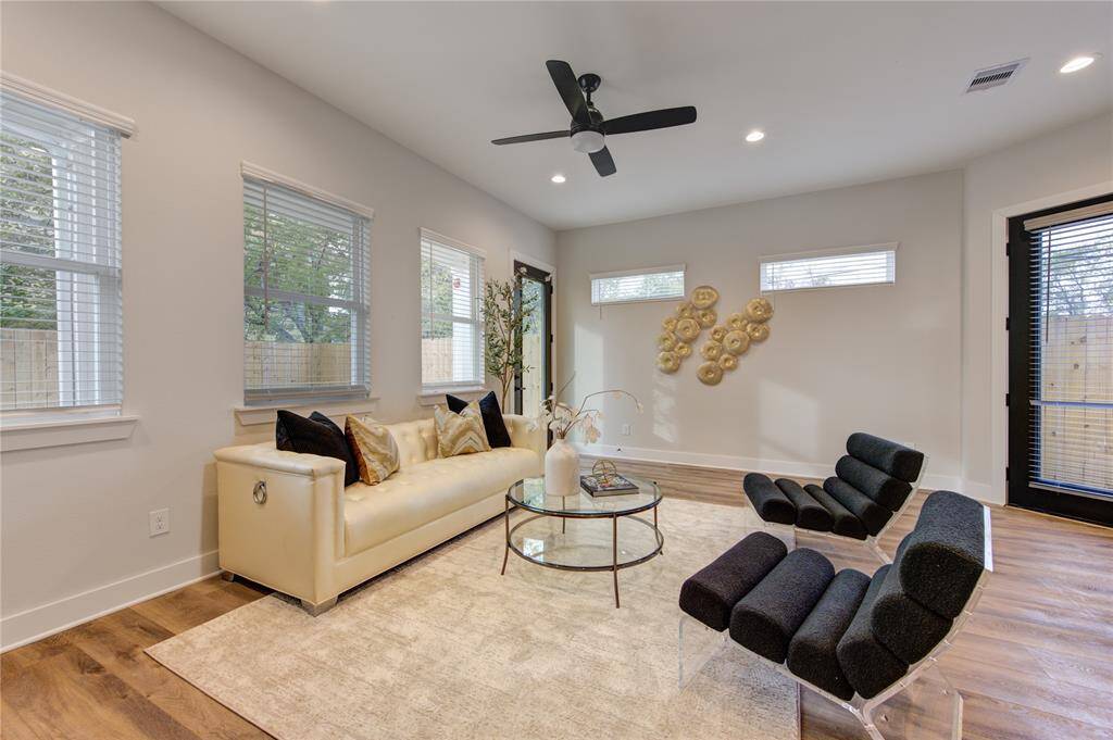 Picture of house during staging