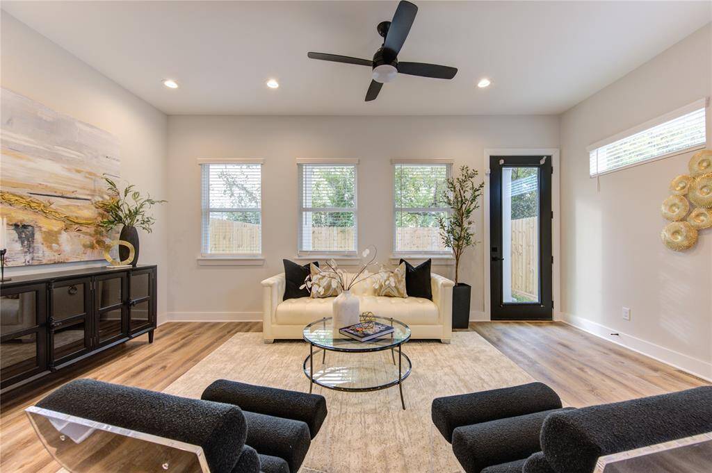 Picture of house during staging