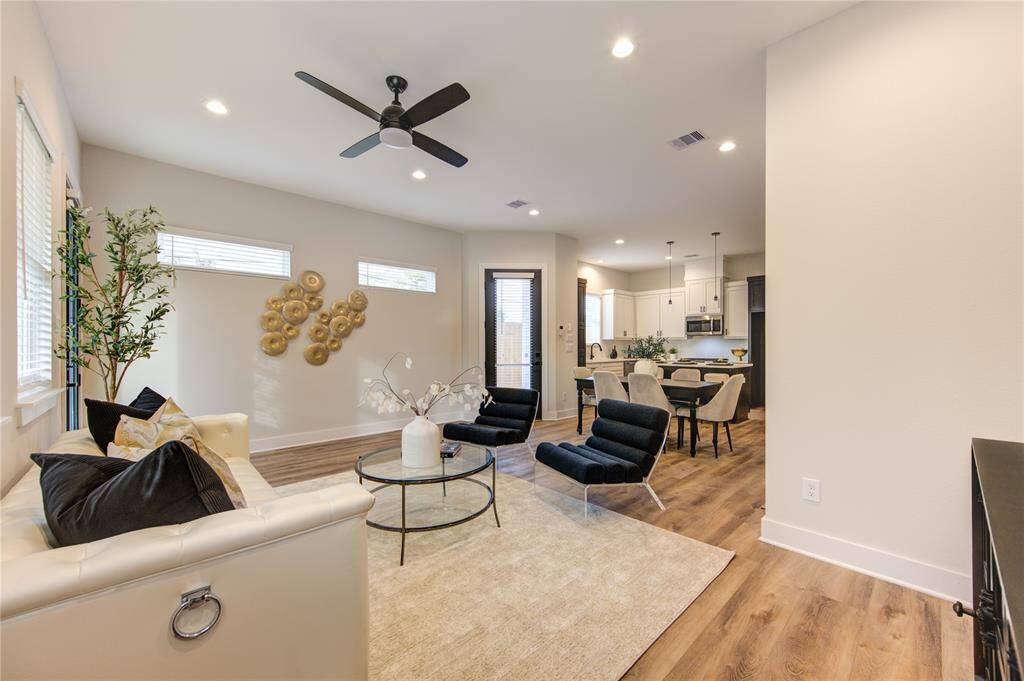 Picture of house during staging