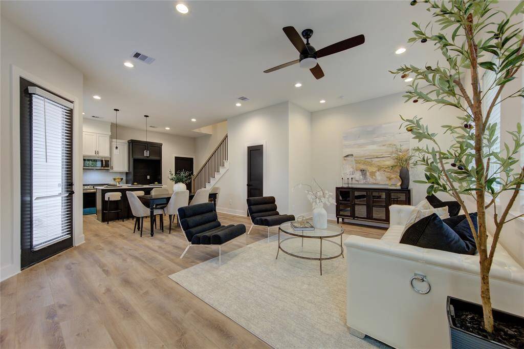 Picture of house during staging