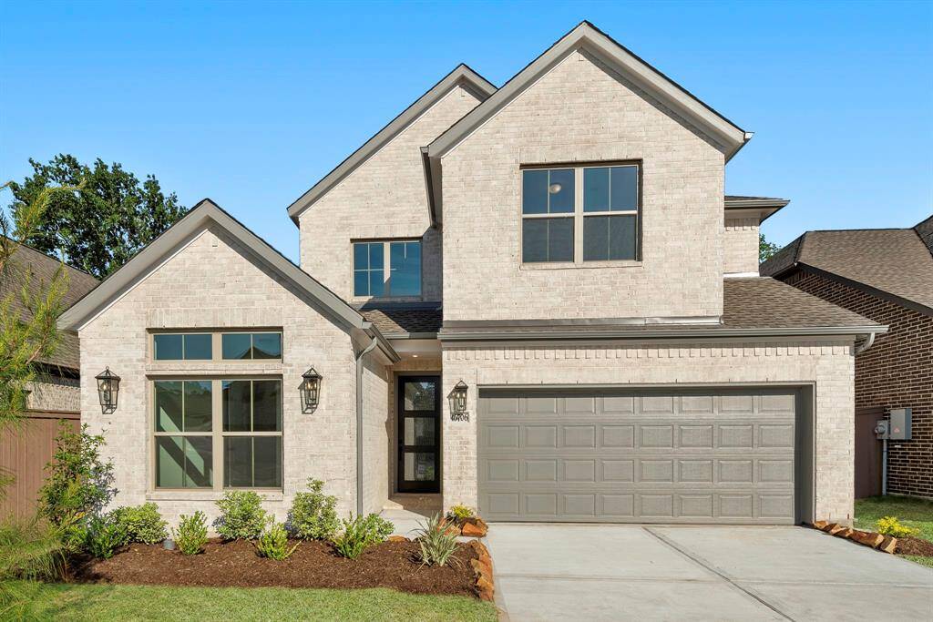 MOVE IN READY!! Westin Homes NEW Construction (Tribeca, Elevation A) Two story. 4 bedrooms. 3 baths. Green grass added to enhance photo.
