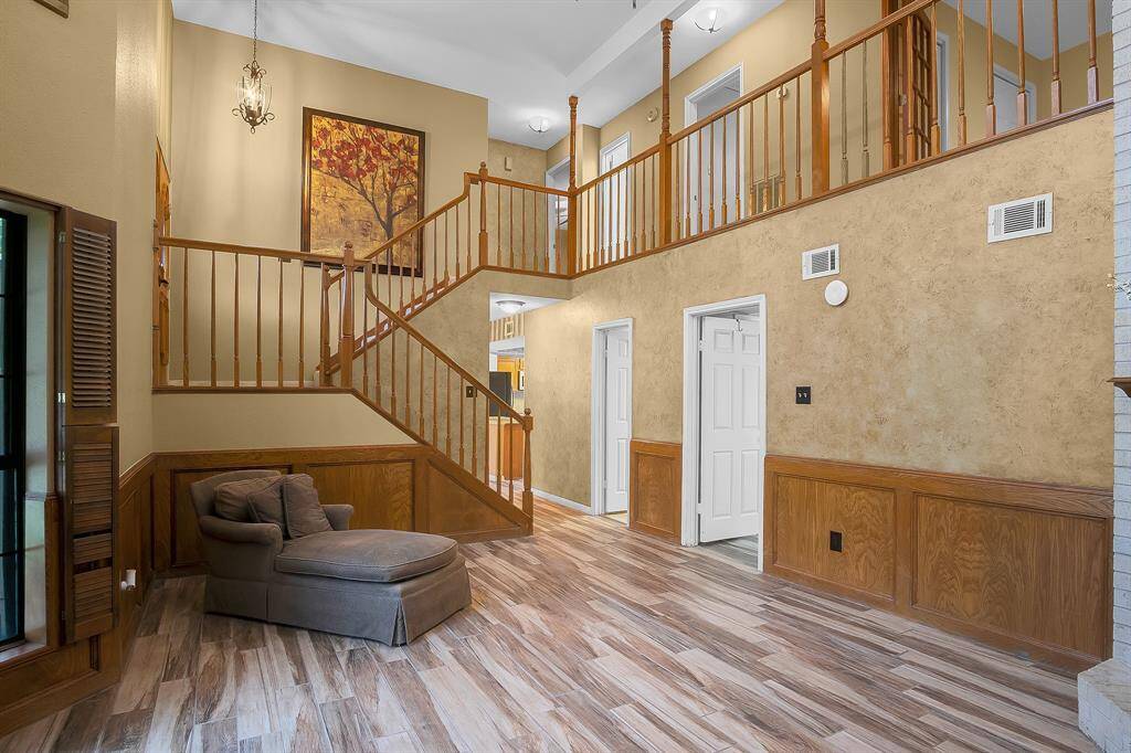 Additional view of the family room.