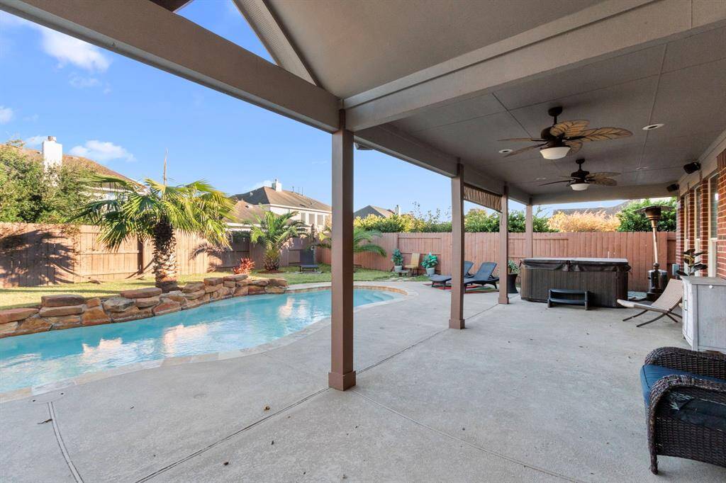 Massive back patio