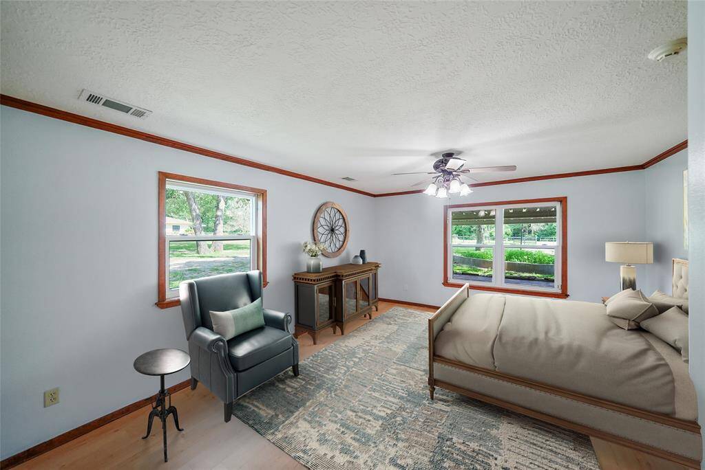 Virtually Staged Bedroom
