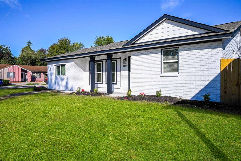 This beauty has a bright and modern vibe with its eye-catching white brick exterior!