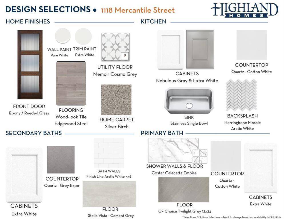 Design Selections