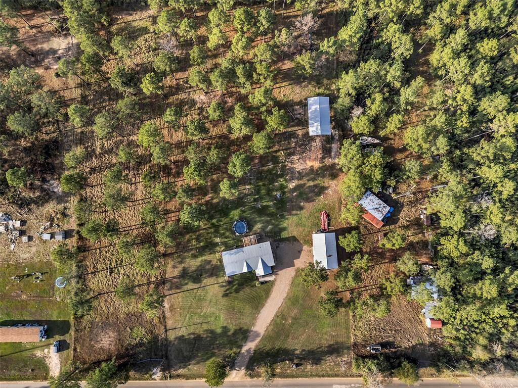 Aerial view of the property