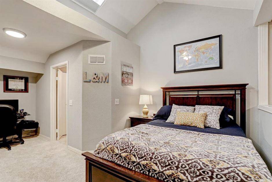 Secondary bedroom with half bath on 2nd floor