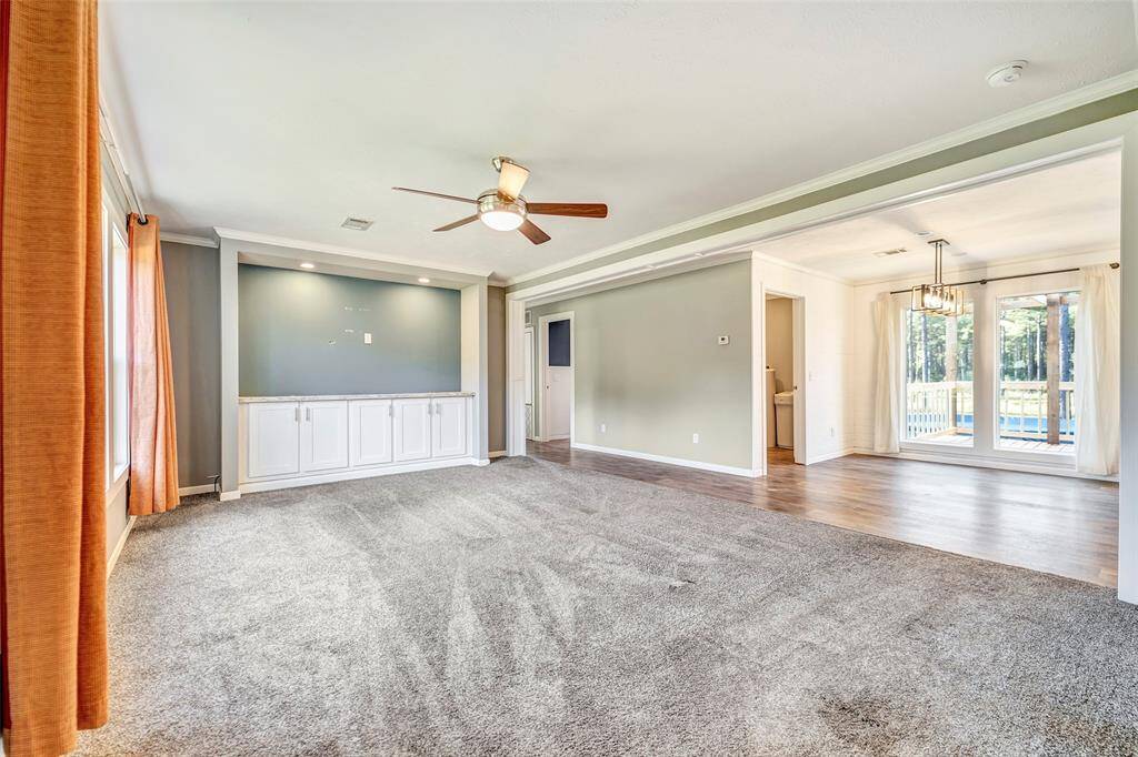 Standing at the front door looking into the home