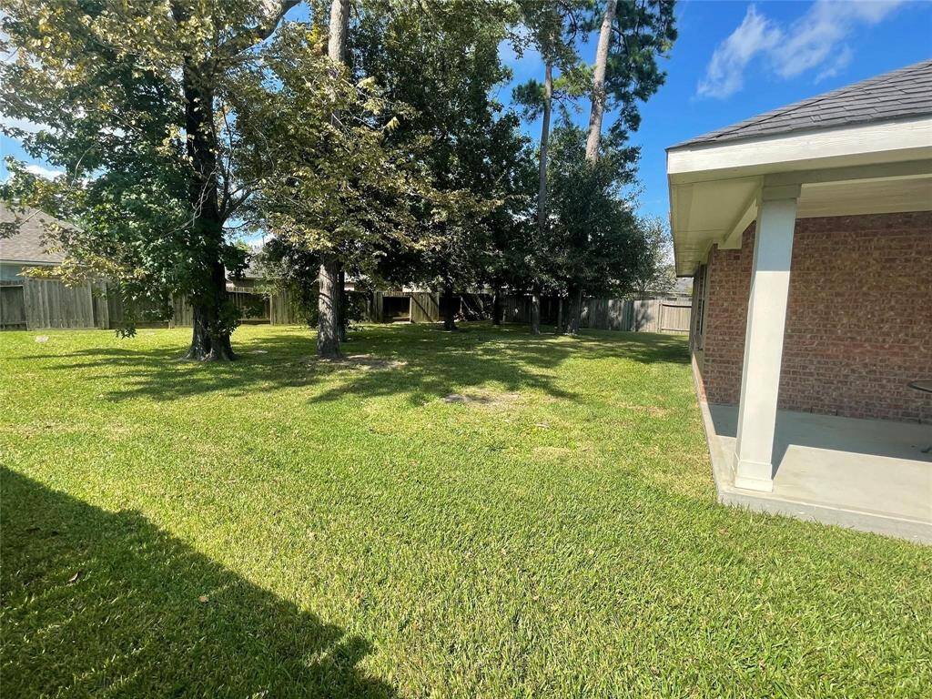 Big back yard