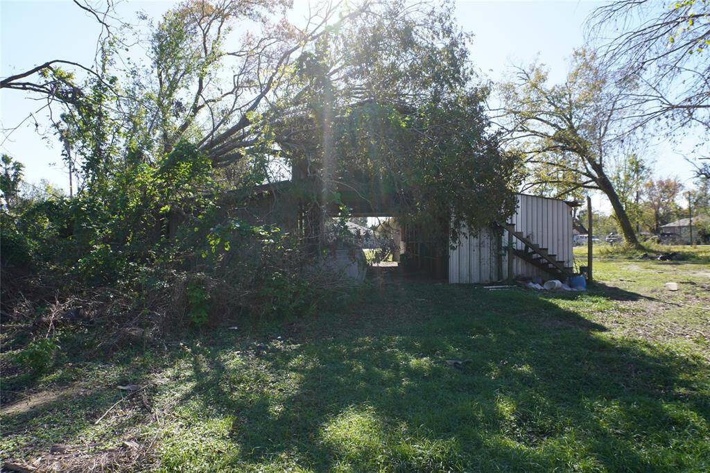 Spacious backyard with potential for landscaping and outdoor activities.